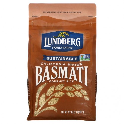 Lundberg, California Brown Basmati Rice(바스마티 쌀), 32 oz (907 g)