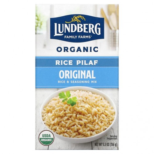 Lundberg, Organic Rice Pilaf, Rice & Seasoning Mix, 5.5 oz (156 g)