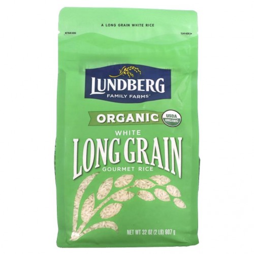 Lundberg, 유기농 롱 그레인 고급 백미, 907g(32oz)