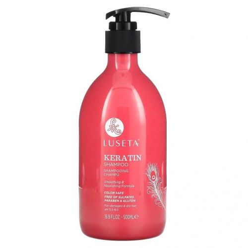 Luseta Beauty, 케라틴, 샴푸, 500ml(16.9fl oz)
