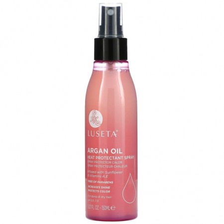 Luseta Beauty, Argan, Heat Protectant Spray, 5.07 fl oz (150 ml)