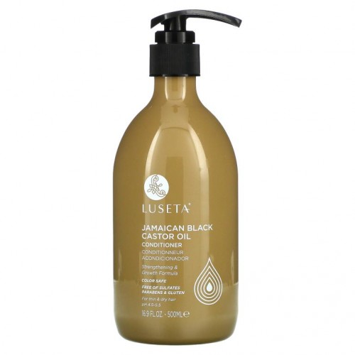 Luseta Beauty, Jamaican Black Castor Oil Conditioner, For Thin & Dry Hair, 16.9 fl oz (500 ml)
