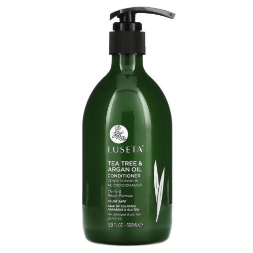 Luseta Beauty, Tea Tree & Argan Oil, Conditioner, 16.9 fl oz (500 ml)