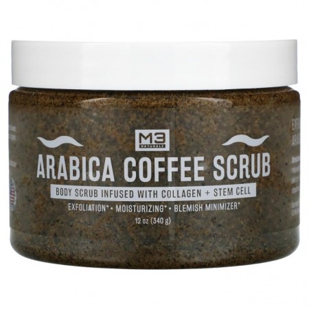 M3 Naturals, Arabica Coffee Scrub, 12 oz (340 g)