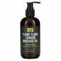 M3 Naturals, Ylang Ylang + Ginger Massage Oil, 8 fl oz (240 ml)