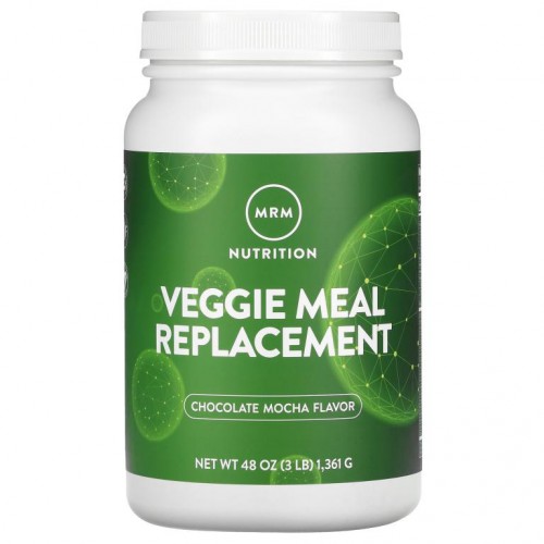 MRM Nutrition, 식물성 대용식, 초콜릿 모카, 1,361g(3lbs)