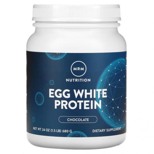 MRM Nutrition, 천연 계란 흰자 단백질, 초콜렛, 24oz(680g)