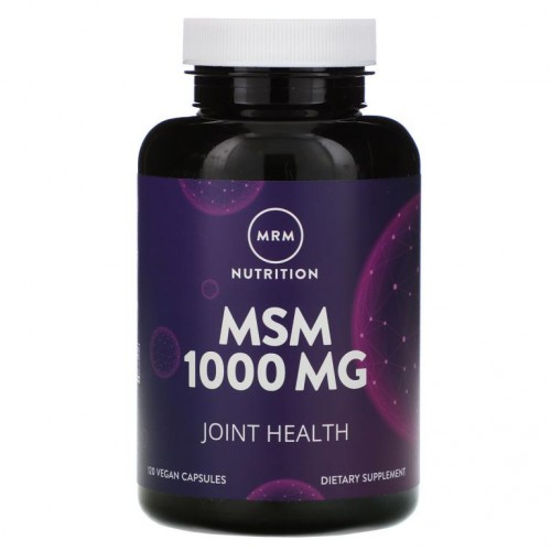 MRM Nutrition, 영양, MSM, 1,000mg, 베지 캡슐 120정