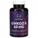 MRM Nutrition, 징코 B, 60mg, 베지 캡슐 120정