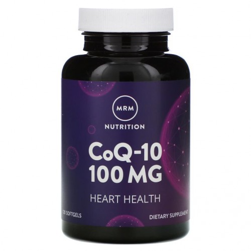 MRM Nutrition, CoQ-10, 100mg, 소프트젤 120정