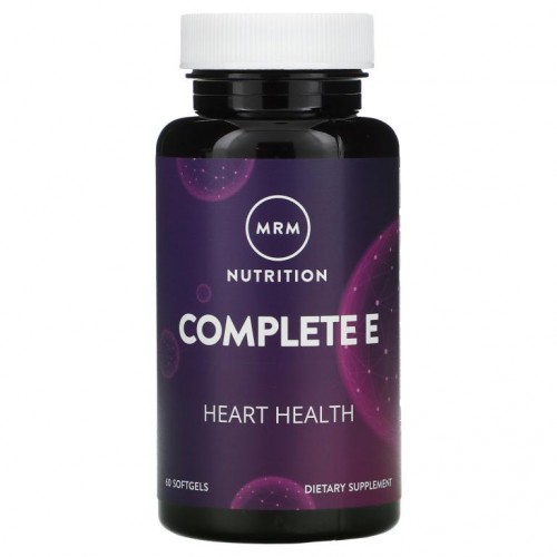 MRM Nutrition, Complete E, 소프트젤 60정