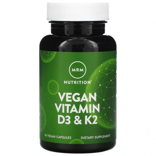 MRM Nutrition, 비건 비타민D3 & K2, 베지 캡슐 60정