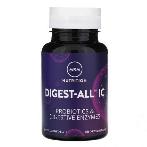 MRM Nutrition, Digest-All IC, 60 채식주의 태블릿