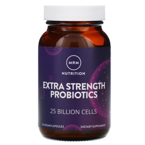 MRM Nutrition, Nutrition, 엑스트라 스트렝스 프로바이오틱, 활성 배양균 250억 마리, 베지 캡슐 30정