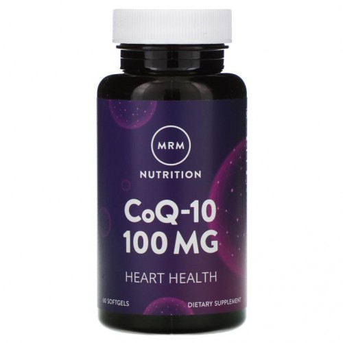 MRM Nutrition, Nutrition, CoQ-10, 100mg, 소프트젤 60정