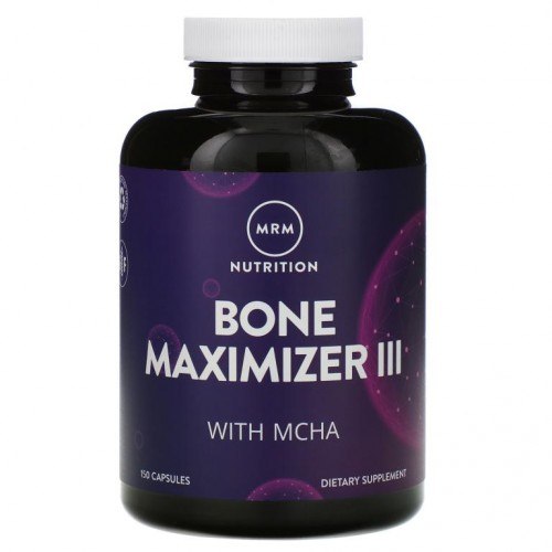 MRM Nutrition, Nutrition, 본 맥시마이저 III, MCHA 함유, 캡슐 150정