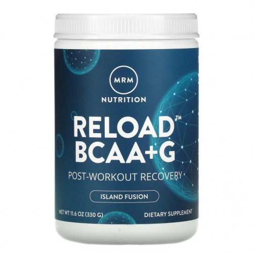 MRM Nutrition, RELOAD BCAA+G, 운동 후 회복, 아일랜드 퓨전, 330g(11.6oz)