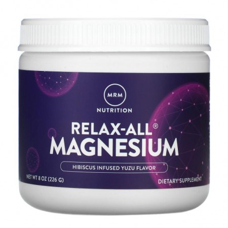 MRM Nutrition, Relax-All 마그네슘, 히비스커스가 함유된 유자, 226g(8oz)