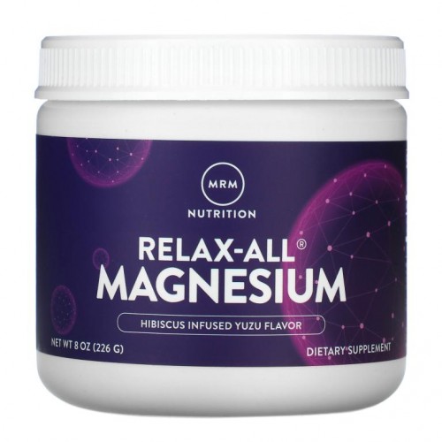 MRM Nutrition, Relax-All 마그네슘, 히비스커스가 함유된 유자, 226g(8oz)