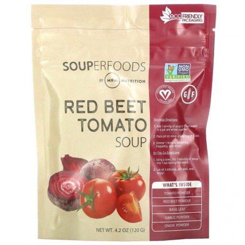 MRM Nutrition, Souperfoods, 레드 비트 토마토 수프, 4.2 oz (120 g)