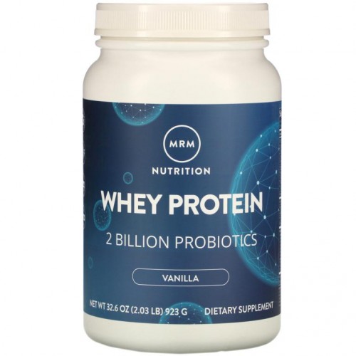 MRM Nutrition, Whey Protein, 2 Billion Probiotics, Vanilla, 2.03 lb (923 g)