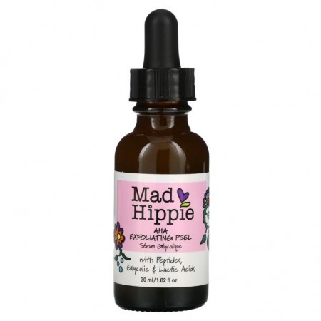 Mad Hippie, AHA 익스폴리에이팅 필링, 30ml(1.02fl oz)