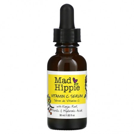 Mad Hippie, 비타민C 세럼, 8가지 활성 성분, 30ml(1.02fl oz)
