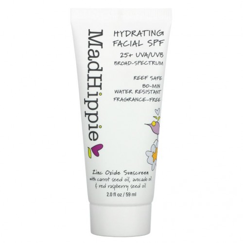Mad Hippie, 하이드레이팅 페이셜 SPF 25+, 향료 무함유, 59ml(2fl oz)
