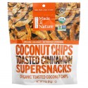 Made in Nature, 유기농 코코넛 칩, 토스티드 시나몬 슈퍼스낵, 85g(3oz)
