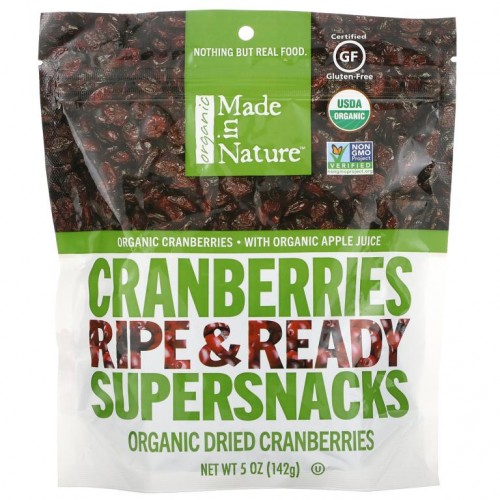 Made in Nature, '오가닉 크랜베리 라이프 & 래디 슈퍼스낵', 5 oz (142 g)