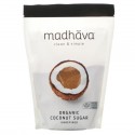 Madhava Natural Sweeteners, 유기농 코코넛 설탕, 비정제, 454g(1lb)