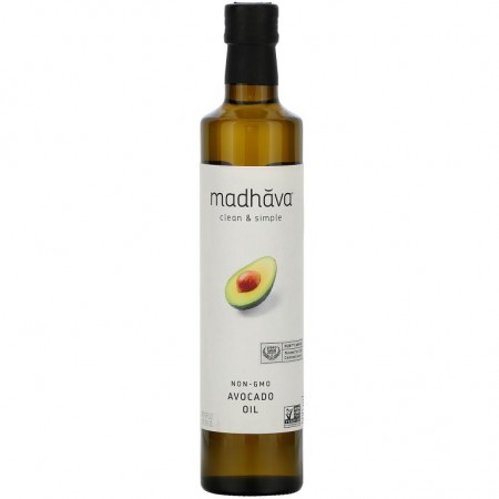 Madhava Natural Sweeteners, Clean & Simple, 아보카도 오일, 500ml(16.9fl oz)