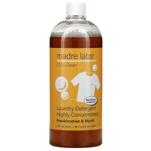 Madre Labs, 고농축 세탁 세제, 유향 및 몰약, 0.94L(32fl oz)