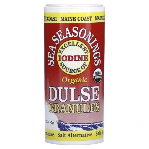 Maine Coast Sea Vegetables, 유기농, Sea Seasonings, 덜스 알갱이, 43g(1.5oz)