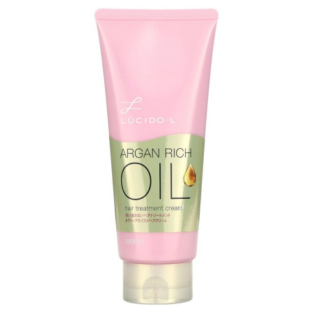 Mandom, Lucido-L, 아르간 리치 오일, 헤어 트리트먼트 크림, 5.2fl oz(150g)