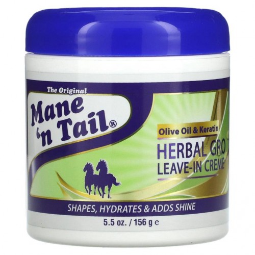 Mane 'n Tail, 허벌 그로, 리브-인 크림 테라피, 5.5 oz (156 g)