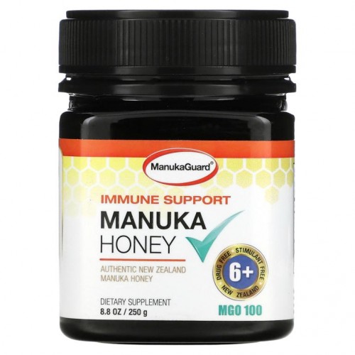 ManukaGuard, 면역 지원, 마누카 꿀, MGO 100, 250g(8.8oz)