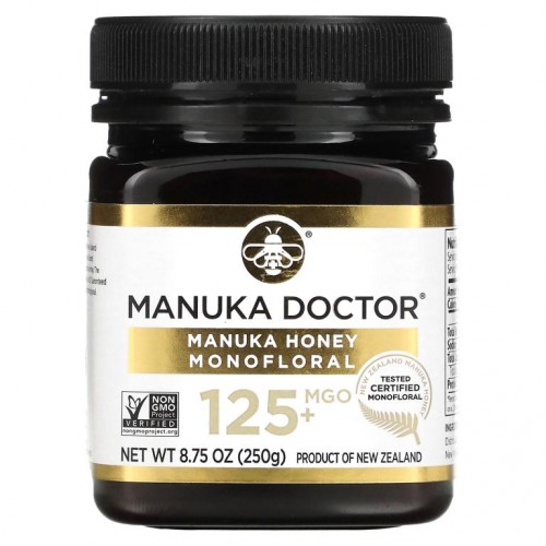 Manuka Doctor, 마누카 꿀, 단일꽃꿀, MGO 125+, 250g(8.75oz)