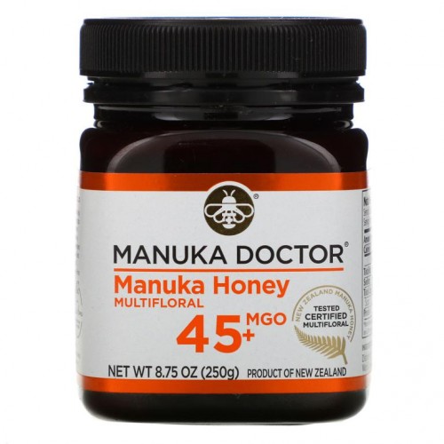 Manuka Doctor, 마누카 꿀, 잡화꿀, MGO 45+, 250g(8.75oz)