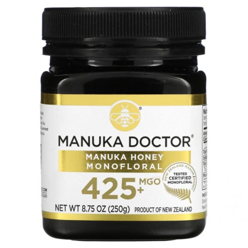 Manuka Doctor, 마누카 꿀 Monofloral, MGO 425+, 250 g(8.75 oz)