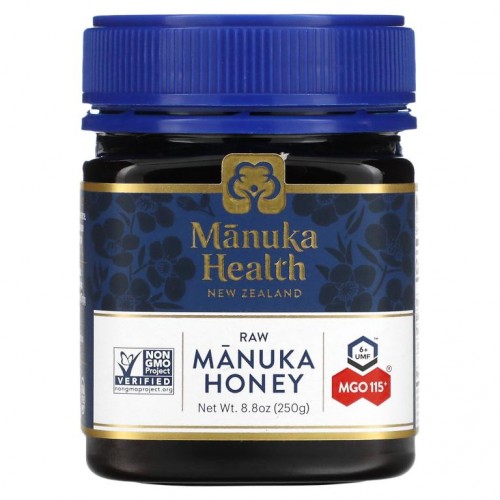 Manuka Health, 마누카 꿀, MGO™ 115+, 250g(8.8oz)