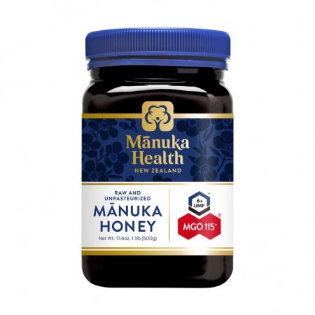 Manuka Health, 마누카 꿀, MGO 115+, 500g(1.1lb)