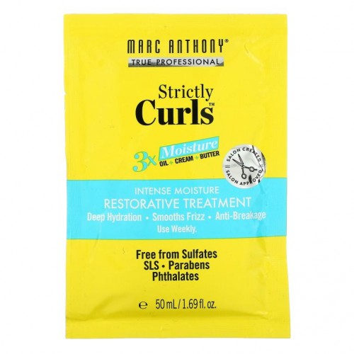 Marc Anthony, Strictly Curls, 수분 회복을 위한 집중 트리트먼트, 50ml(1.69fl oz)
