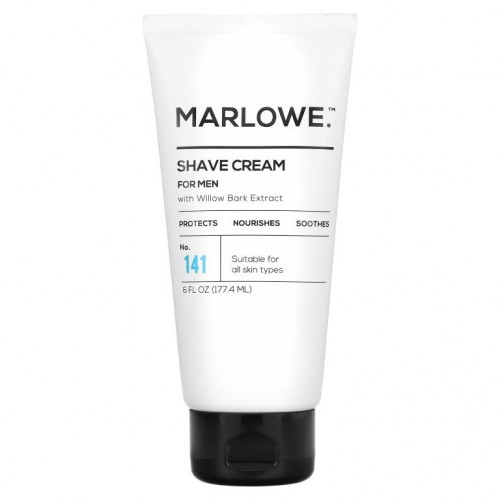 Marlowe, 남성용 셰이브 크림, No. 141, 6fl oz(177.4ml)