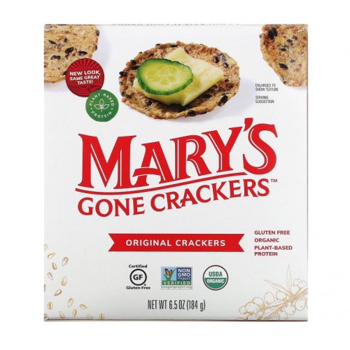 Mary's Gone Crackers, 오리지널 크래커, 184g(6.5oz)