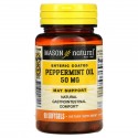 Mason Natural, 페퍼민트 오일, 50mg, 90 소프트젤
