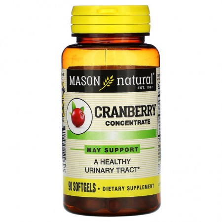 Mason Natural, 크랜베리 농축물, 소프트젤 90정