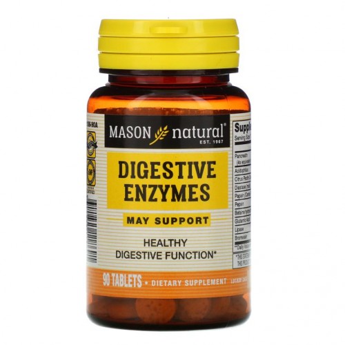 Mason Natural, 소화 효소, 90정