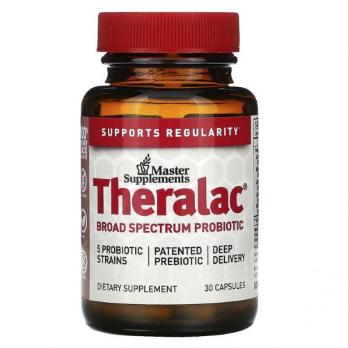 Master Supplements, Theralac, 브로드 스펙트럼 프로바이오틱, 캡슐 30정