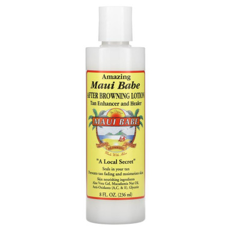Maui Babe, 애프터 브라우닝 로션, 탠 인헨서 & 힐러, 8fl oz(236ml)